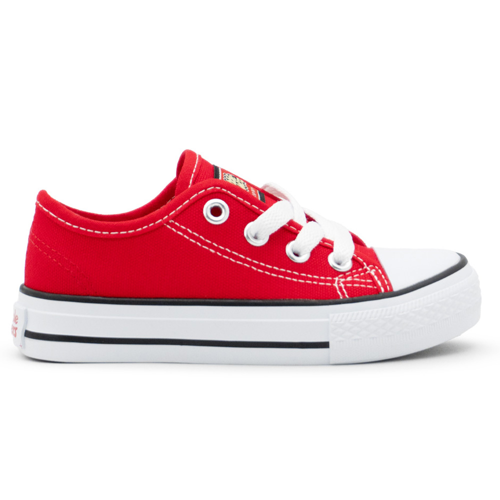 Foto 4 pulgar | Tenis Bubble Gummers Harry Choclo Lona Rojo Para Niño