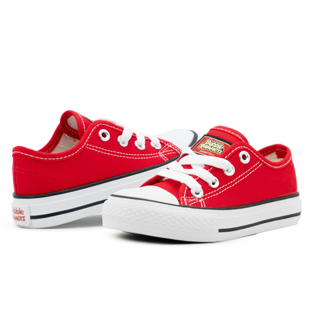 Foto 5 pulgar | Tenis Bubble Gummers Harry Choclo Lona Rojo Para Niño