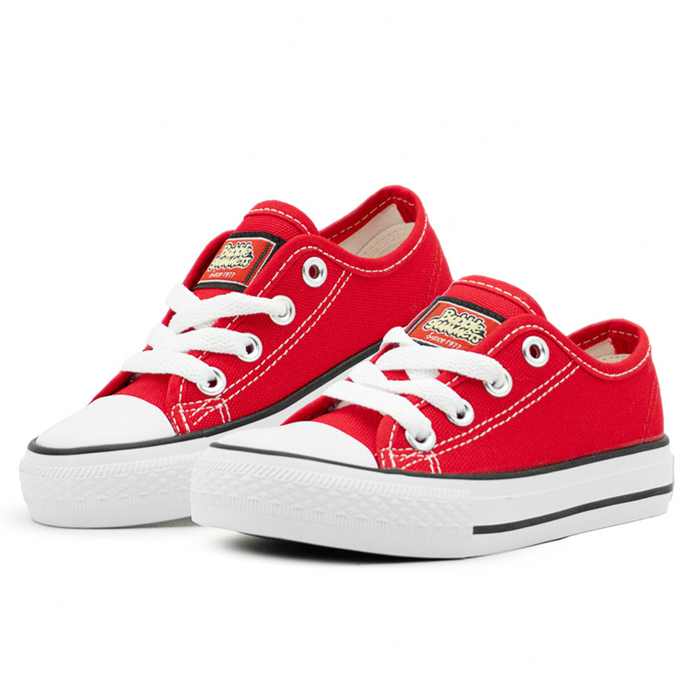 Foto 6 pulgar | Tenis Bubble Gummers Harry Choclo Lona Rojo Para Niño