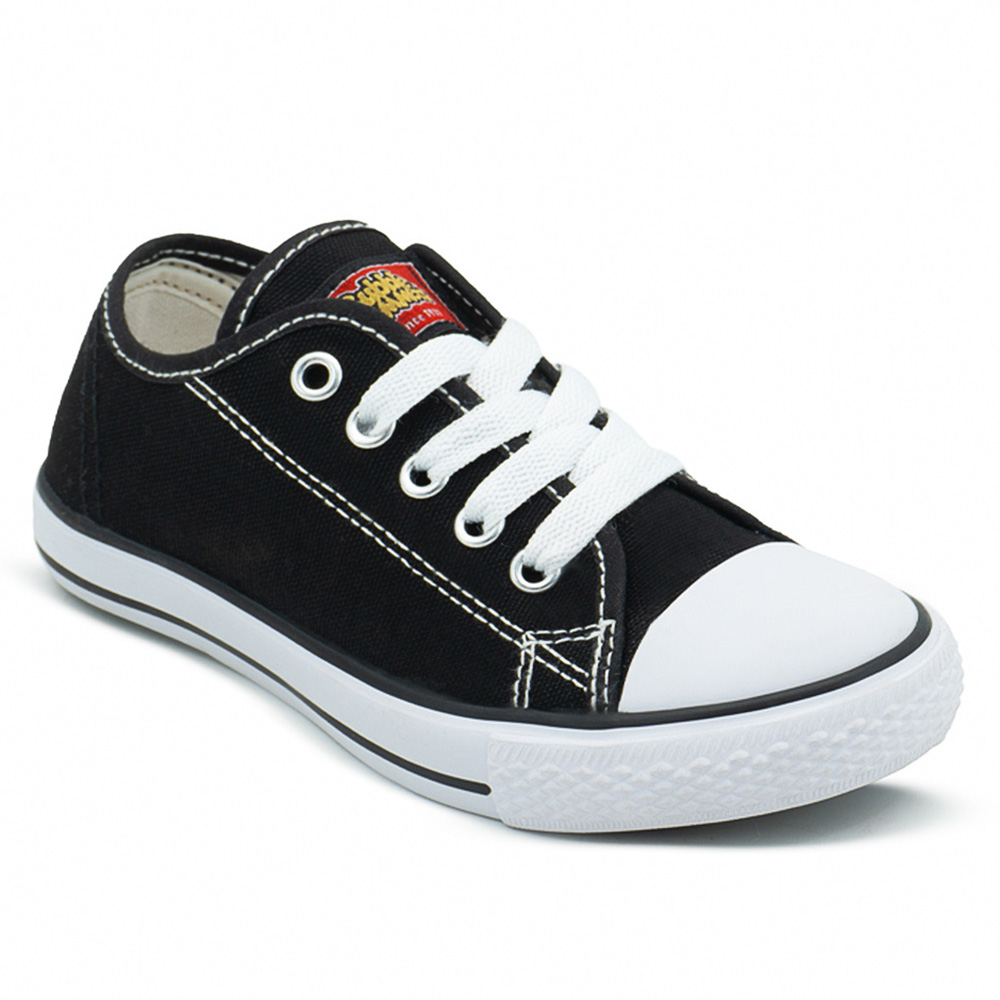Tenis Bubble Gummers Harry Choclo Lona Negro Para Niño