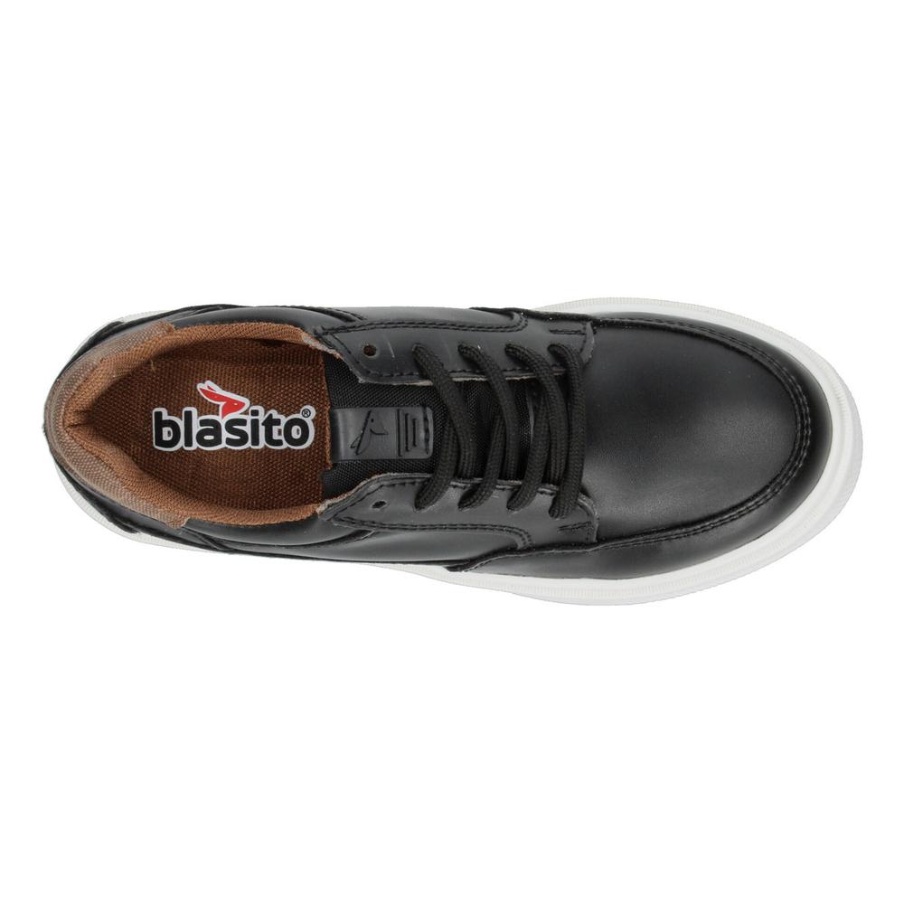 Foto 7 pulgar | Tenis Blasito Negro Para Niño [bla83] Blanco