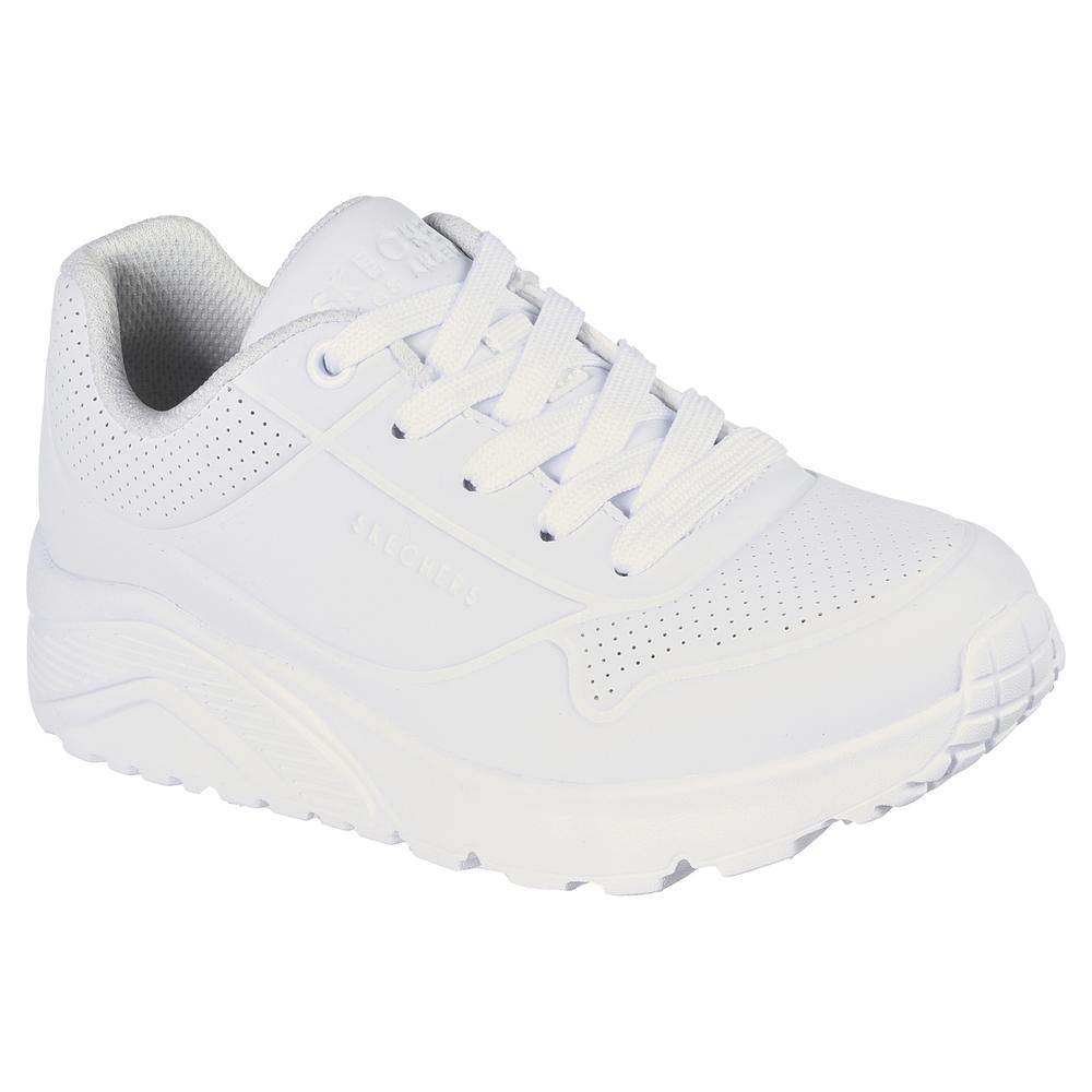 Foto 6 pulgar | Tenis Skechers One Clasicos Gris para Niño