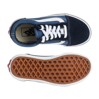 Foto 2 | Tenis Vans Old Skool Y - 0w9tnwd - Azul Marino - Niños Azul Marino