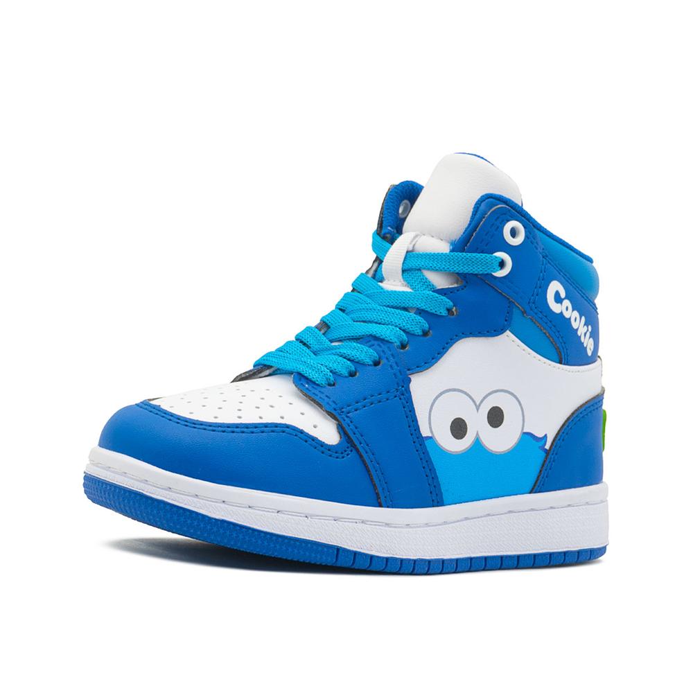 Foto 4 pulgar | Tenis Bota Karsten Para Niño Come Galletas Plaza Sesamo Azul Azul