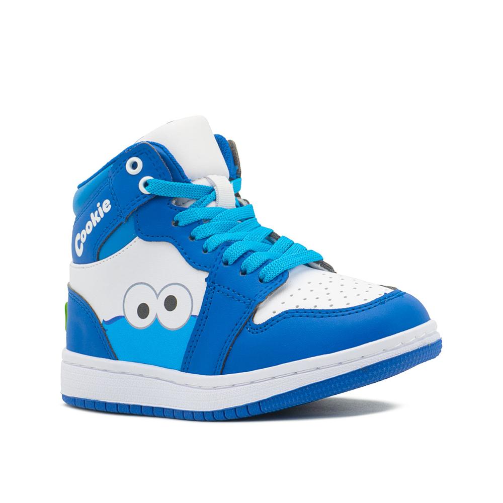Foto 5 pulgar | Tenis Bota Karsten Para Niño Come Galletas Plaza Sesamo Azul Azul