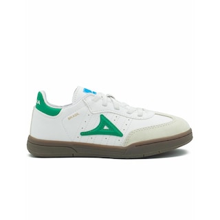Foto 1 | Tenis Pirma Sneaker Para Niño Estilo Urbano Blanco/verde Blanco