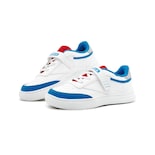 Tenis Sneakers Pirma Para Niño Urbano Cómodo Blanco/azul Rey Blanco