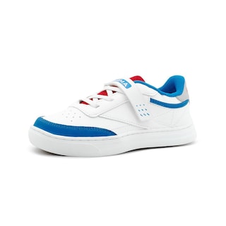 Foto 3 | Tenis Sneakers Pirma Para Niño Urbano Cómodo Blanco/azul Rey Blanco