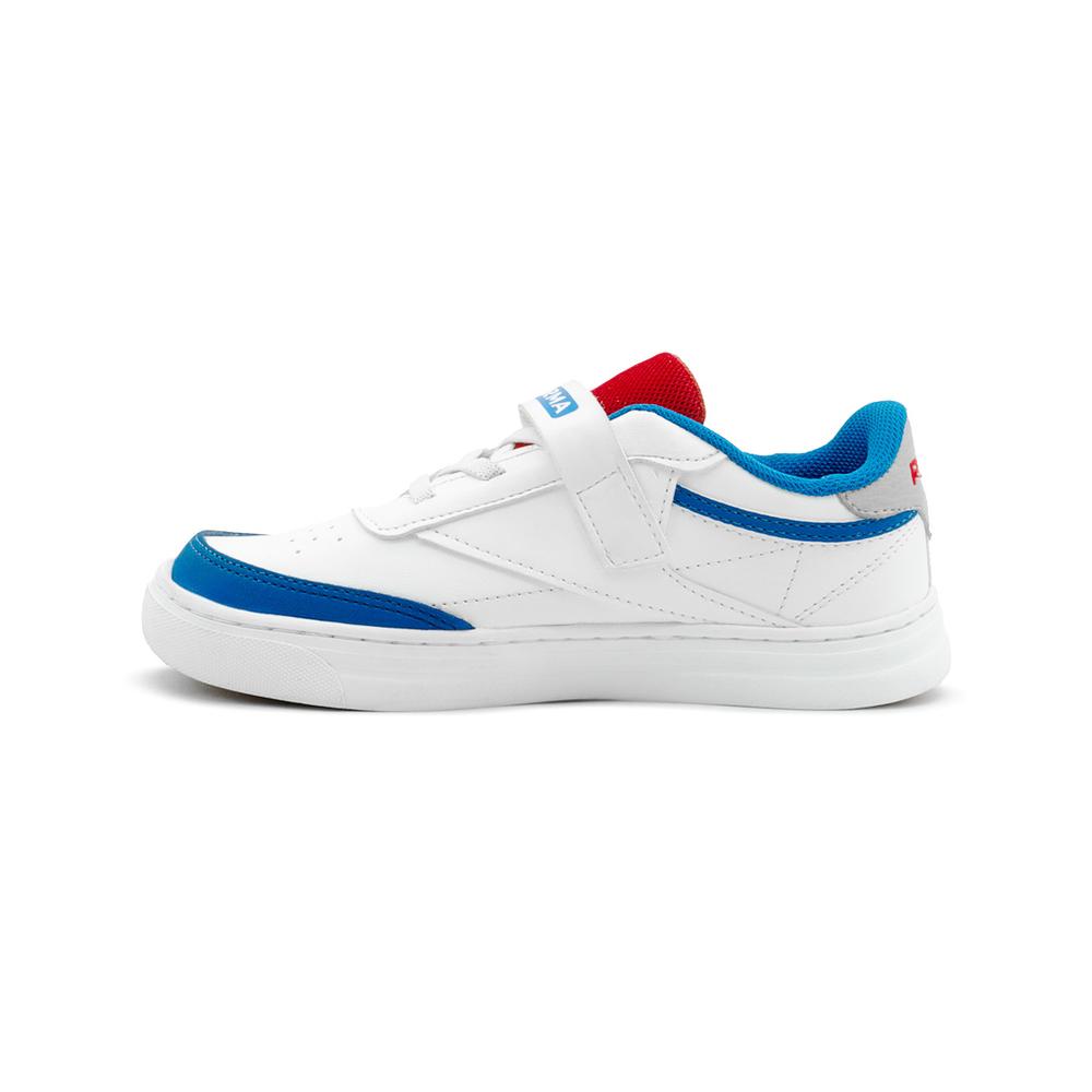 Foto 5 | Tenis Sneakers Pirma Para Niño Urbano Cómodo Blanco/azul Rey Blanco