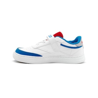 Foto 5 | Tenis Sneakers Pirma Para Niño Urbano Cómodo Blanco/azul Rey Blanco