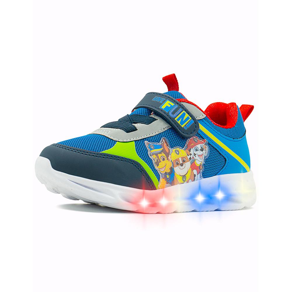 Foto 4 pulgar | Tenis Luces Tropicana Azul Niño Paw Patrol Antiderrapante Azul