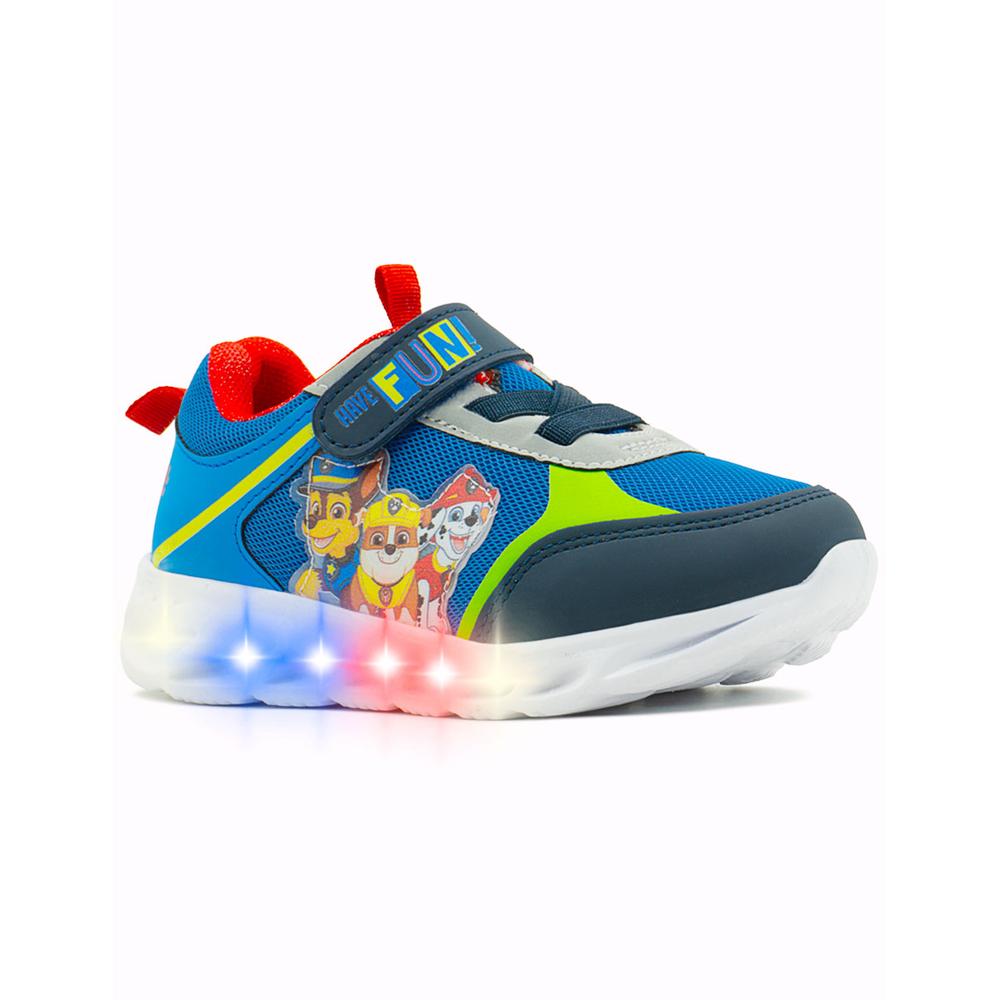 Foto 5 pulgar | Tenis Luces Tropicana Azul Niño Paw Patrol Antiderrapante Azul