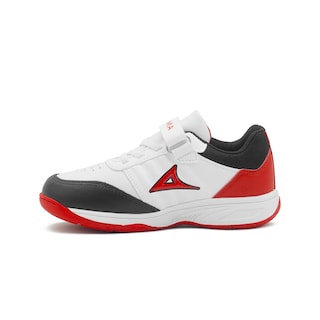 Foto 6 | Tenis Pirma Sneakers Novak Para Niño Transpirables Blanco/rojo Blanco