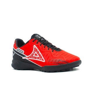 Foto 4 | Tenis Pirma Para Niño Fútbol Soccer Tachos Rojo/negro 15-21 Rojo