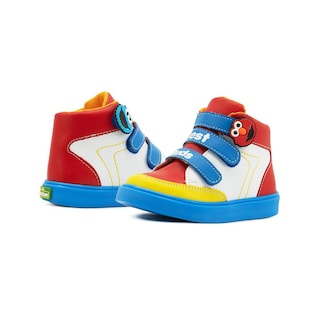 Foto 2 | Tenis Bota Niño Karsten Plaza Sesamo Elmo Antiderrapante Azul