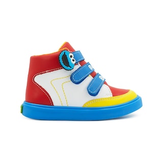 Foto 6 | Tenis Bota Niño Karsten Plaza Sesamo Elmo Antiderrapante Azul