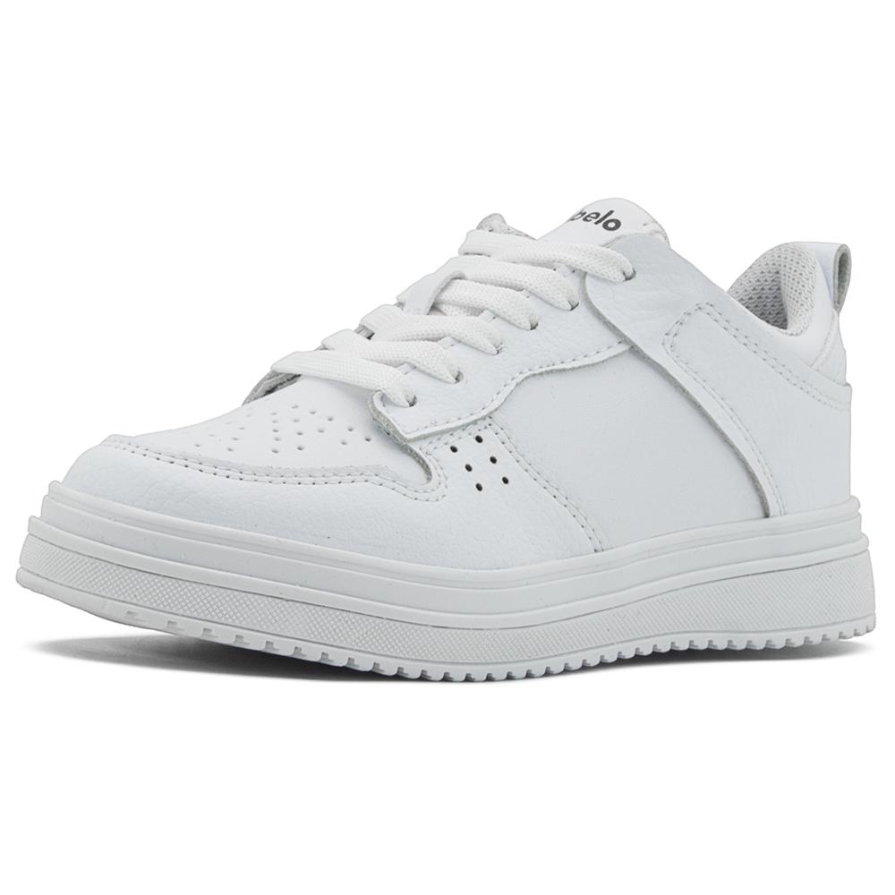 Foto 4 pulgar | Tenis Chabelo Para Niño Escolar Estilo Urbano Blanco 18-26.5 Blanco