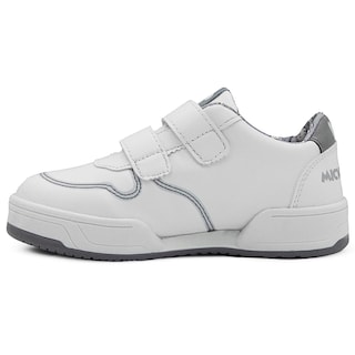 Foto 5 | Tenis Escolar Blanco Para Niño Mickey Mouse Doble Velcro Blanco