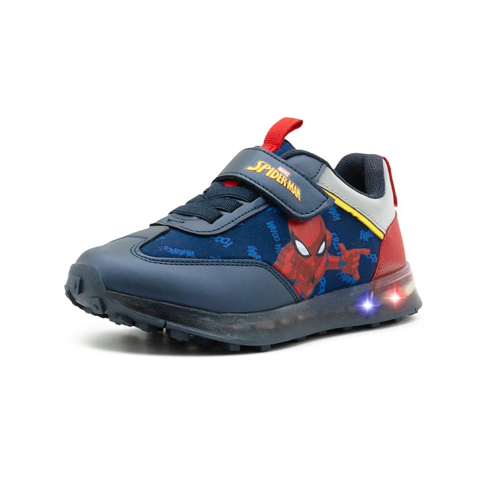 Foto 4 pulgar | Tenis Tropicana Para Niño Luces Spider-man Color Marino Azul Marino