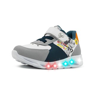 Foto 3 | Tenis Luces Tropicana Niño Mickey Mouse Antiderrapante 12-17 Blanco