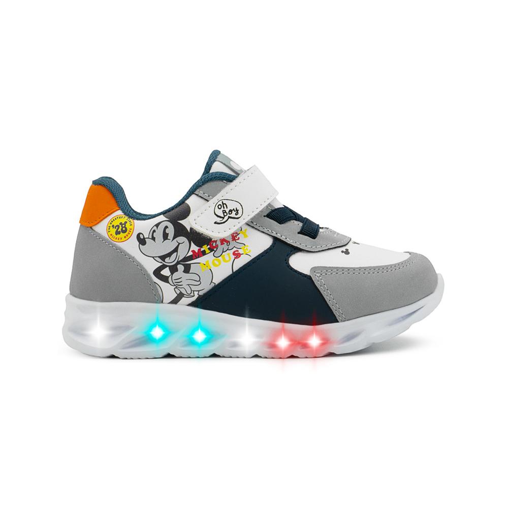 Foto 6 | Tenis Luces Tropicana Niño Mickey Mouse Antiderrapante 12-17 Blanco