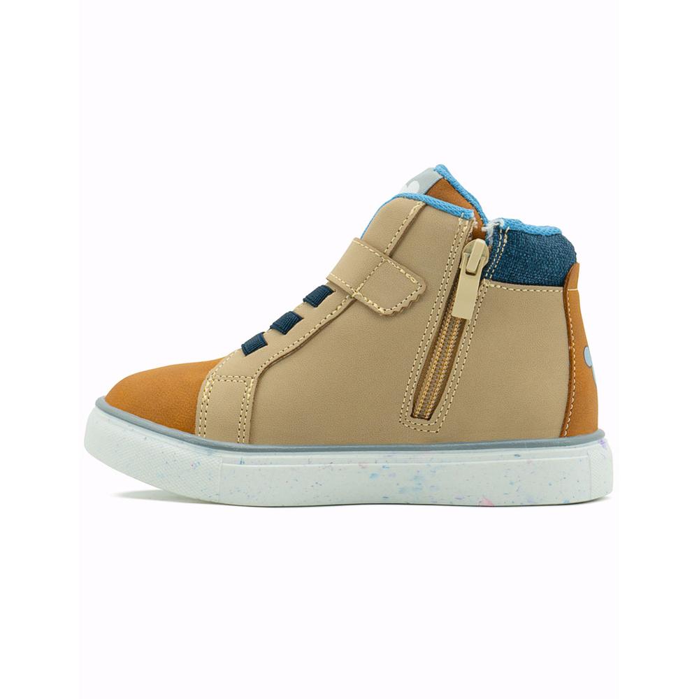 Foto 6 pulgar | Tenis Bota Tropicana Niño Camel Mickey Mause Casual 12-17 Beige