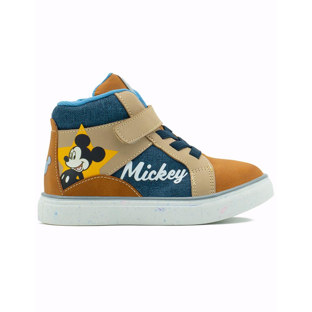 Foto 7 pulgar | Tenis Bota Tropicana Niño Camel Mickey Mause Casual 12-17 Beige