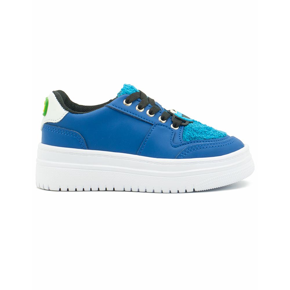 Foto 2 pulgar | Tenis Karsten Para Niño Plaza Sésamo Come Galletas Casuales Azul