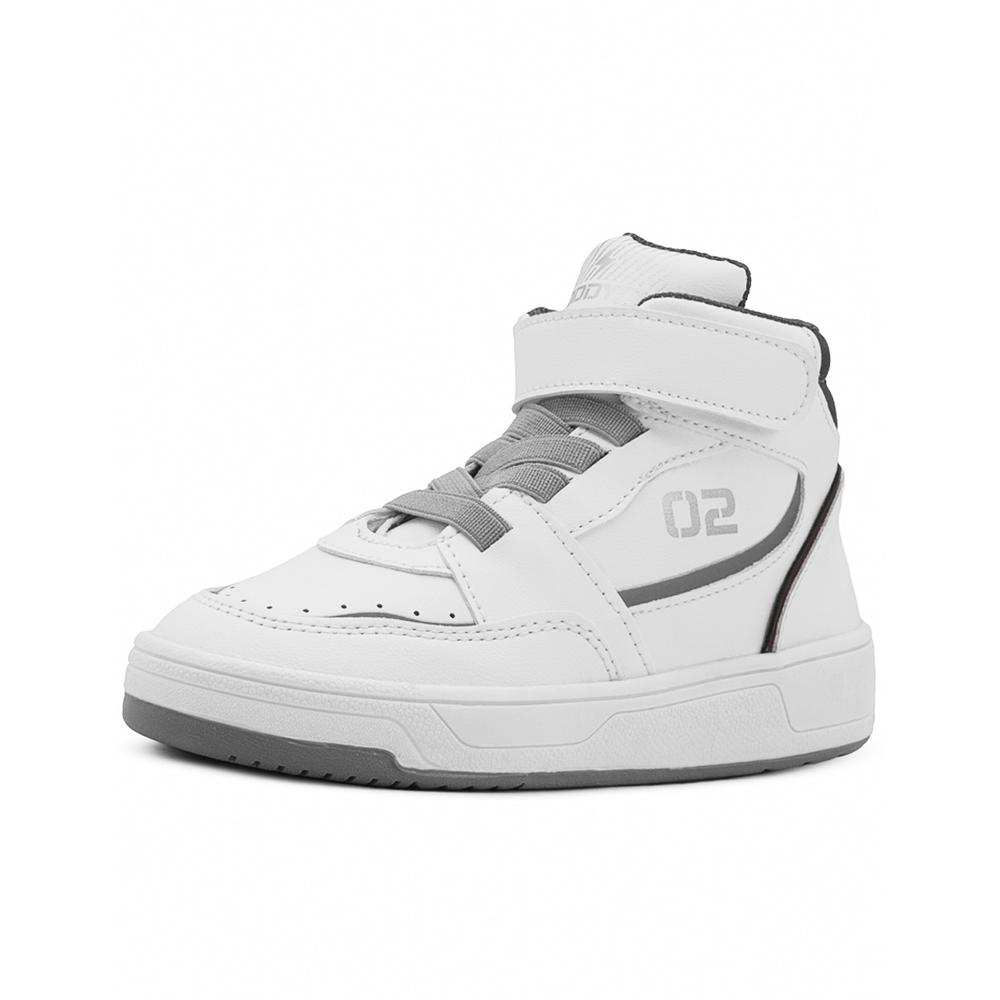 Foto 4 pulgar | Tenis Bota Niño Roddyck Casual Blanco Ajuste Velcro 18-21 Blanco