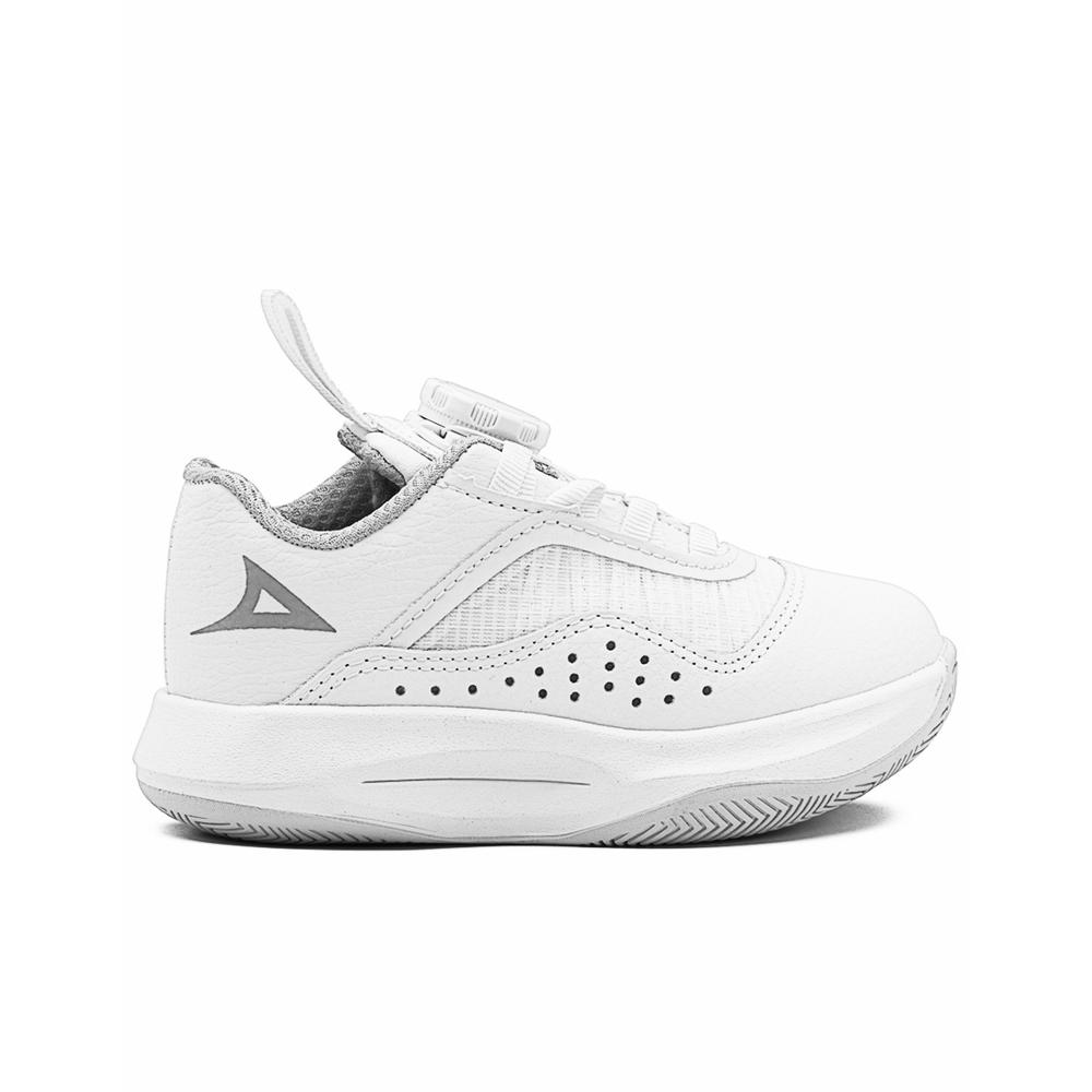Tenis Basquetbol Pirma Para Niño Antiderrapante Transpirable Ajuste Yoyo Blanco