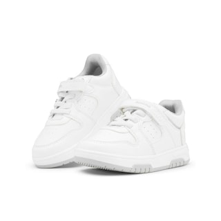 Foto 1 | Tenis Escolar Deportivo Para Niño Bambino Running Comodos Blanco