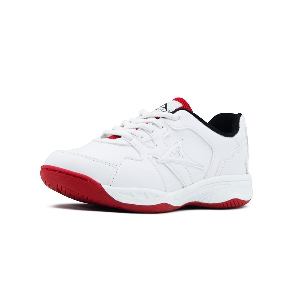 Foto 3 | Tenis Para Niño Pirma Running Deportivos Blanco/rojo Rojo