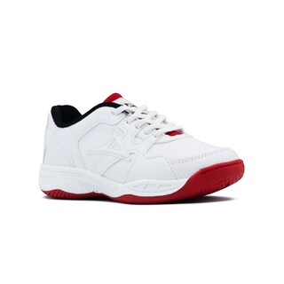 Foto 4 | Tenis Para Niño Pirma Running Deportivos Blanco/rojo Rojo