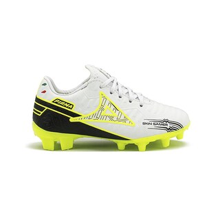 Foto 6 | Tenis Tachos Pirma Para Niño Fútbol Soccer Blanco/neón 18-21 Blanco