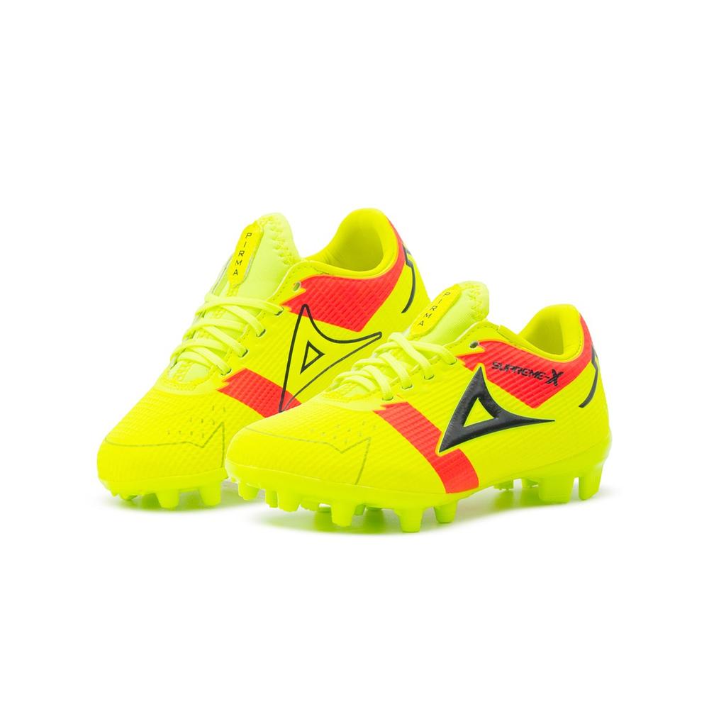 Foto 2 pulgar | Tenis Tachos Pirma Para Niño Futbol Soccer Amarillo Neon Amarillo