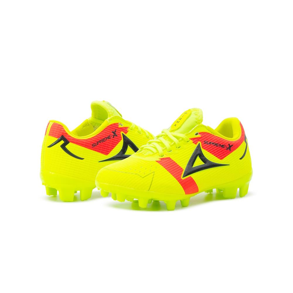 Foto 3 pulgar | Tenis Tachos Pirma Para Niño Futbol Soccer Amarillo Neon Amarillo