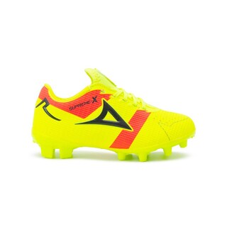 Foto 4 | Tenis Tachos Pirma Para Niño Futbol Soccer Amarillo Neon Amarillo