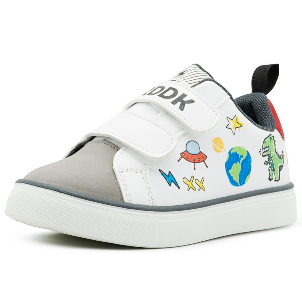 Foto 4 pulgar | Tenis Roddyck Dinosaurios Blancos para Niño