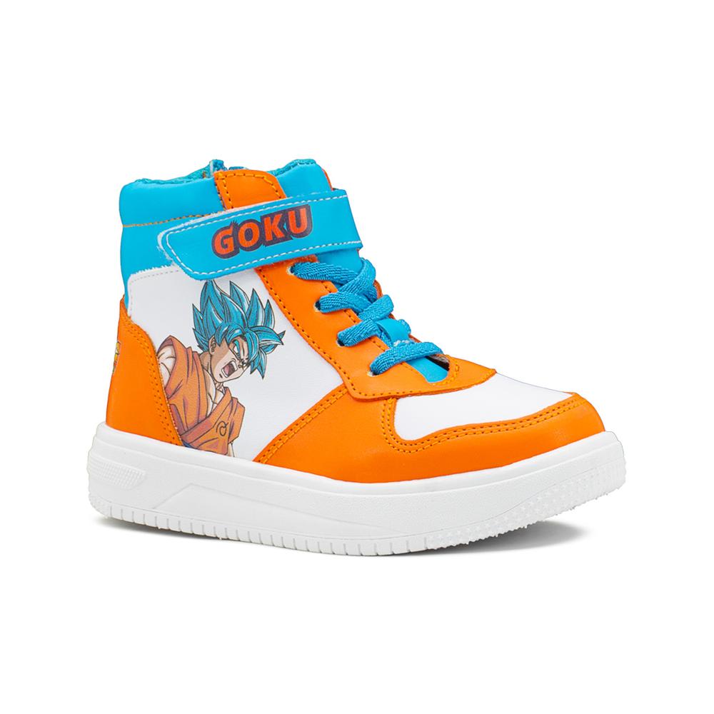 Foto 4 | Tenis Bota Dragón Ball Super Goku Blue Para Niño 15-21 Naranja