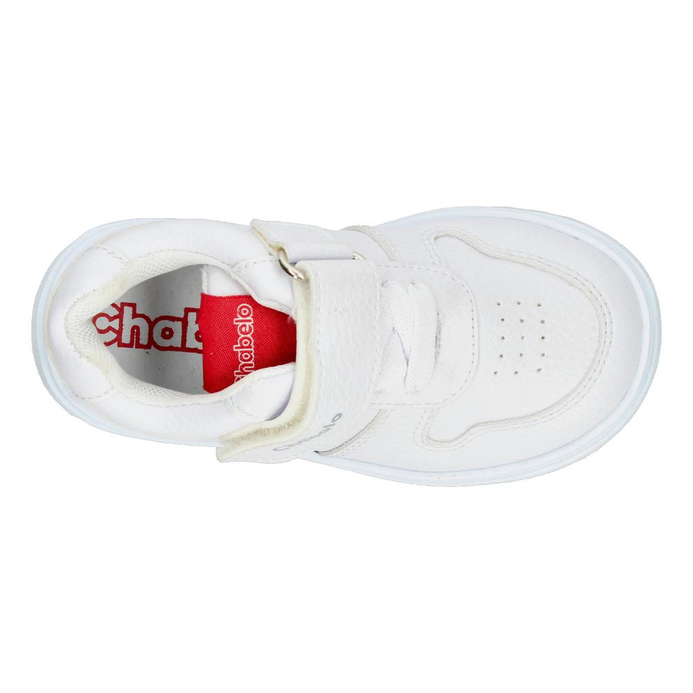 Foto 9 pulgar | Tenis Niño Escolar Colegio Marca Chabelo Color Blanco Etiqueta Roja En Lengüeta Infantil Infante Jun Blanco