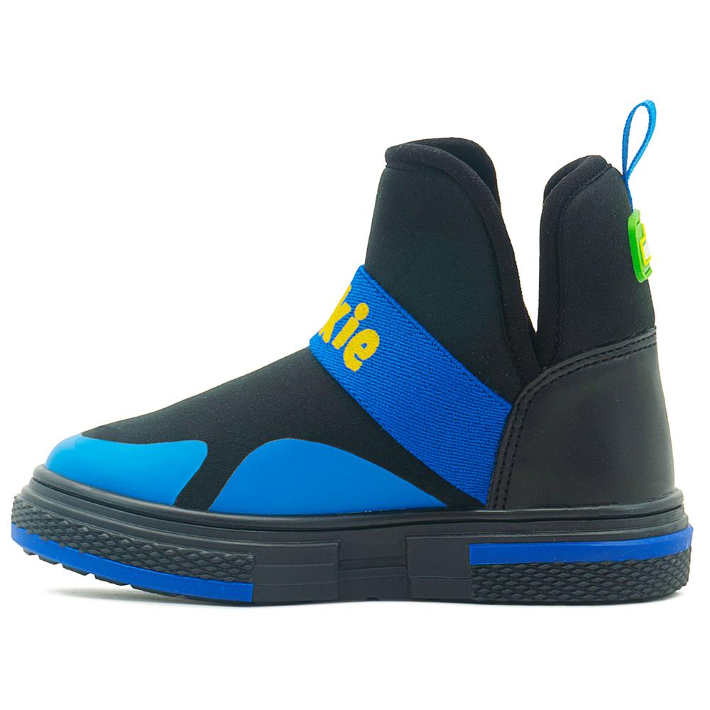 Foto 6 pulgar | Tenis Bota Para Niño Plaza Sesamo Come Galletas Elastico Azul