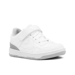 Foto 4 | Tenis Panam Escolar Para Niño Casuales Color Blanco/gris Blanco