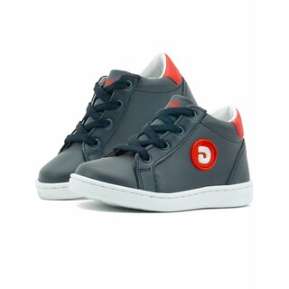 Foto 2 | Tenis Bota Dogi Soporte Arco Para Niño Casual 100%piel 12-17 Azul Oscuro