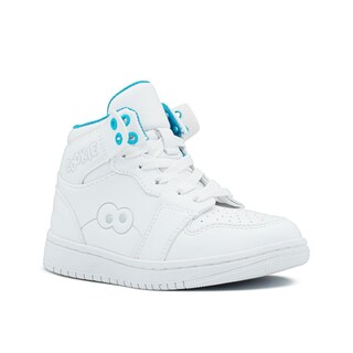 Foto 5 | Tenis Bota Karsten Para Niño Plaza Sésamo Come Galleta Blanco