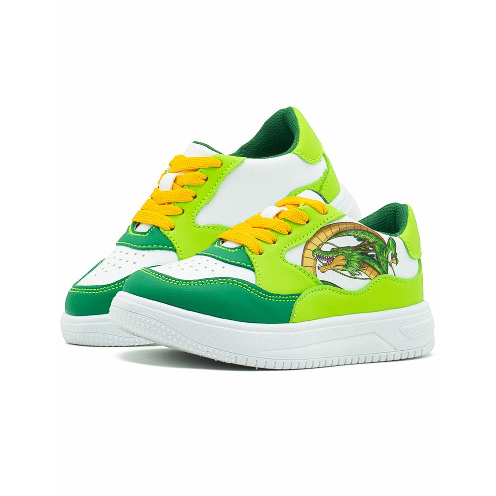 Foto 3 pulgar | Tenis Para Niño Karsten Dragon Ball Z Shenlong Cómodo Ligero Verde