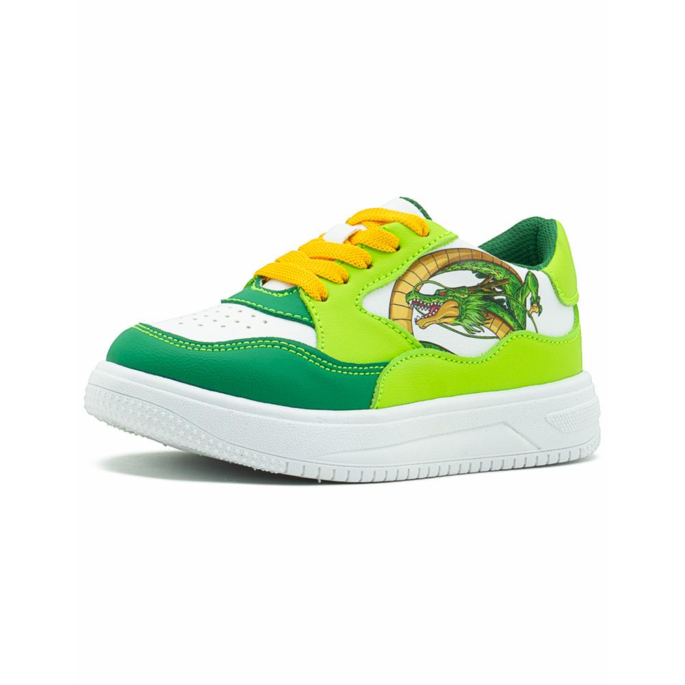 Foto 5 pulgar | Tenis Para Niño Karsten Dragon Ball Z Shenlong Cómodo Ligero Verde