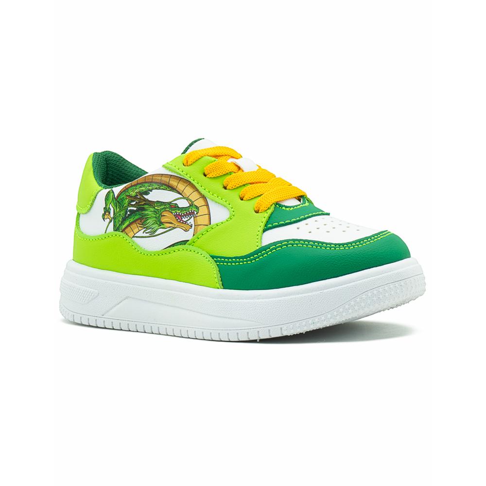 Foto 6 pulgar | Tenis Para Niño Karsten Dragon Ball Z Shenlong Cómodo Ligero Verde