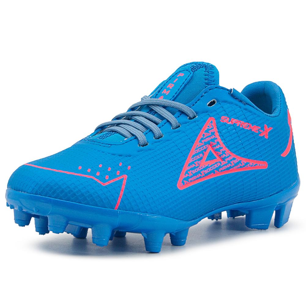 Foto 4 pulgar | Tenis Pirma Para Niño Futbol Soccer Tachos Azul/carmin Azul