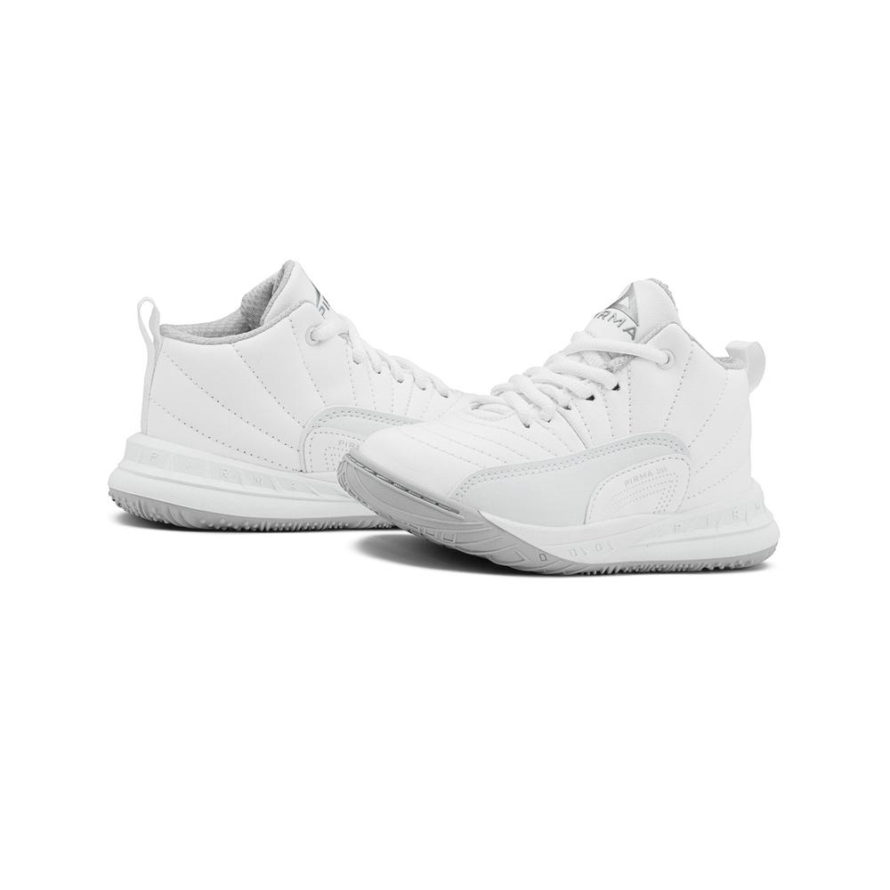 Foto 3 pulgar | Tenis Bota Pirma Para Niño Escolar Basquetbol Color Blanco Blanco