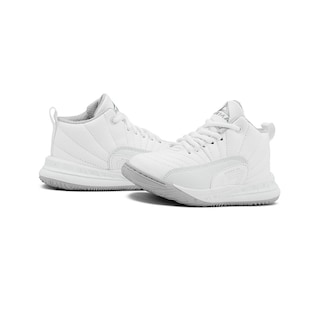 Foto 2 | Tenis Bota Pirma Para Niño Escolar Basquetbol Color Blanco Blanco